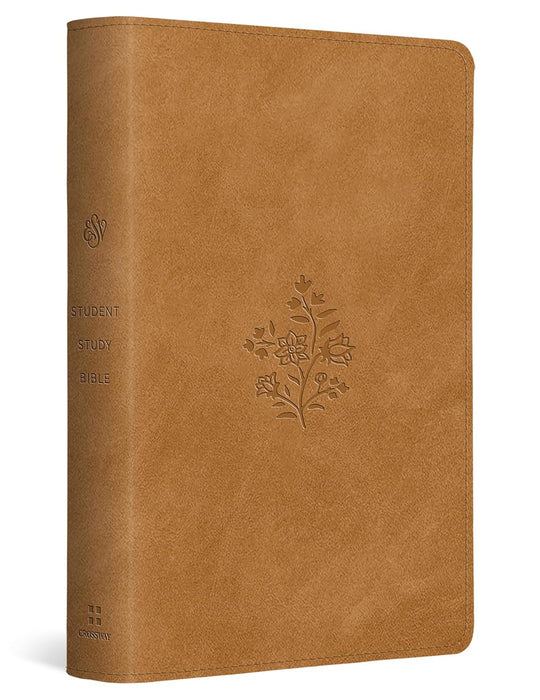 ESV Student Study Bible (TruTone, Nubuck Caramel, Wildflower Design)