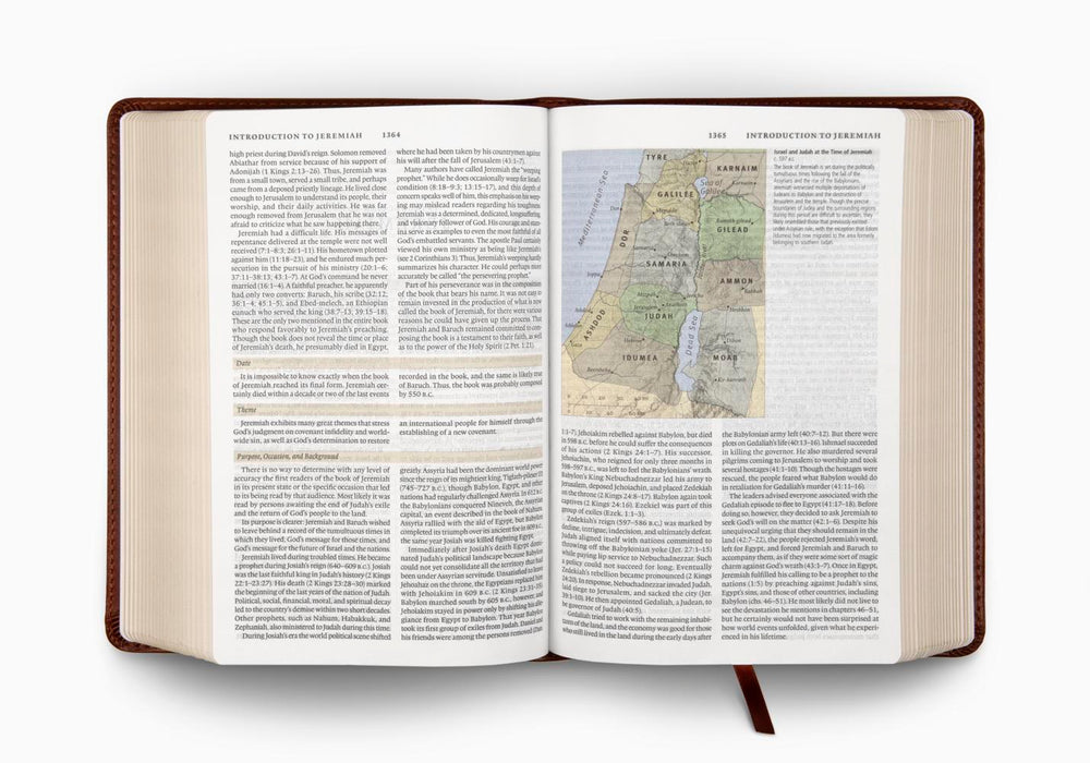 ESV Study Bible, Personal Size, TruTone®, Saddle, Ornament Design