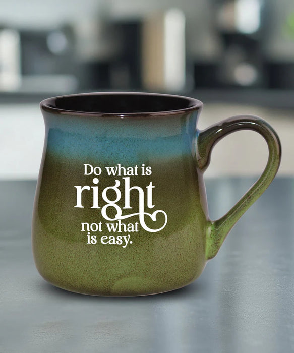Do What Is Right Reactive Glazed Mug