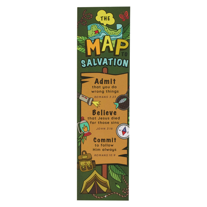 BOOKMARK PACK GREEN MAP TO SALVATION