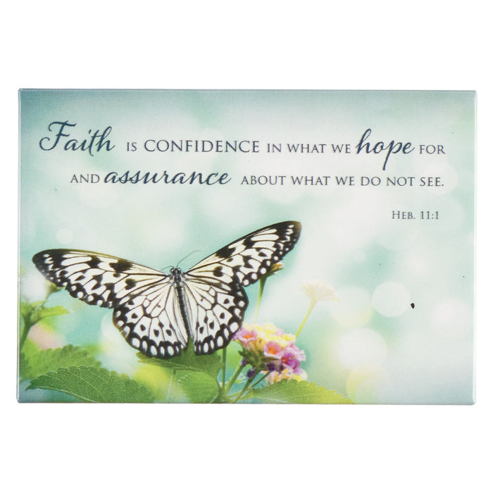 Magnet Hebrews 11:1 Butterfly