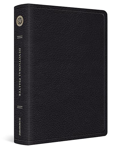 ESV Devotional Psalter Top Grain Leather Black - Morning Star Christian Bookstores