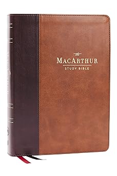 LSB Macarthur Study Bible - Brown Leathersoft - Morning Star Christian Bookstores