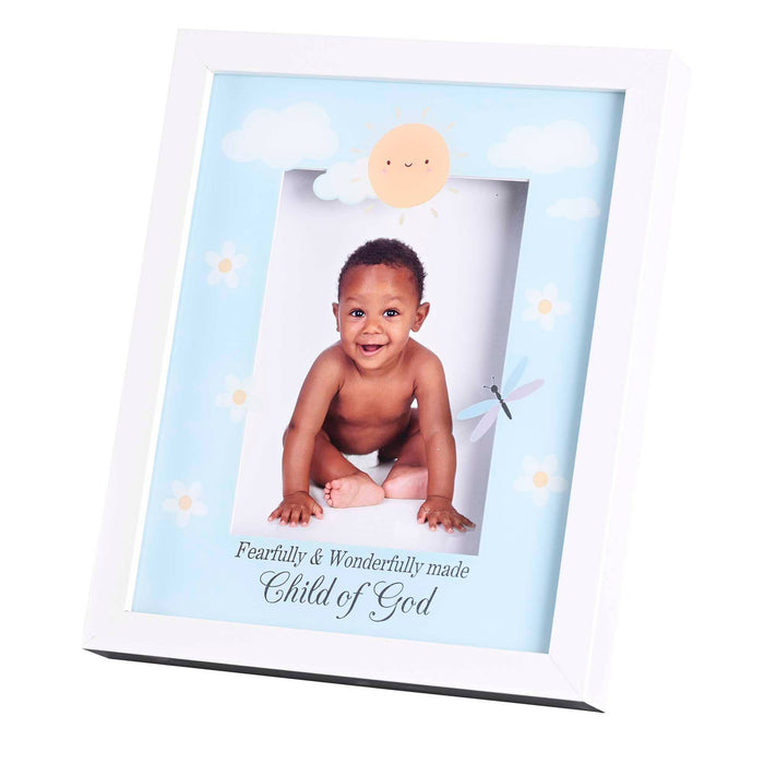 Photo Frame Baby Child Of God Blue 8x10