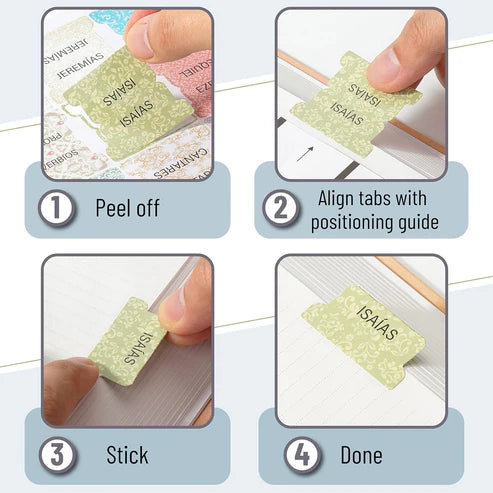 Spanish Bible Tabs - Colorful - Morning Star Christian Bookstores