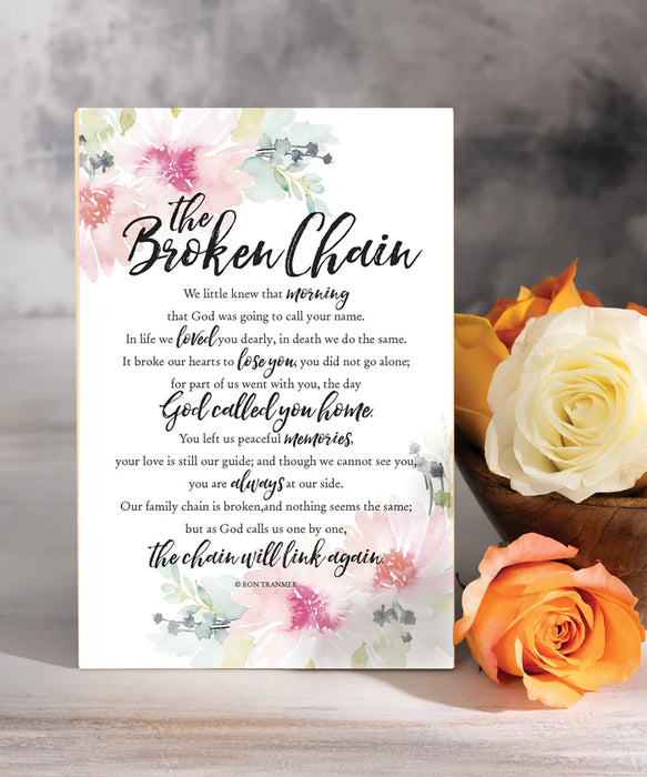 Broken Chain 6x9 MDF Plaque