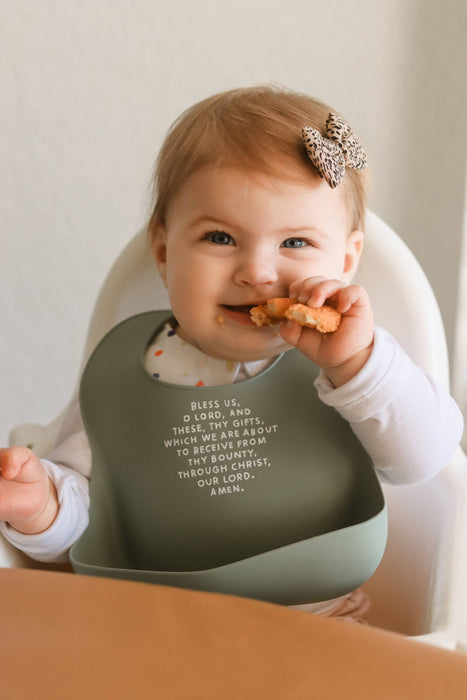 Meal Blessing Bib | BPA Free Bib | Gift For Baby - Morning Star Christian Bookstores