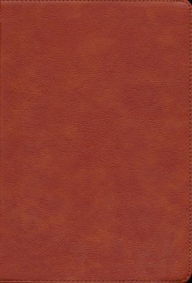 CSB Giant Print Single Column Bible Burnt Sienna - Morning Star Christian Bookstores