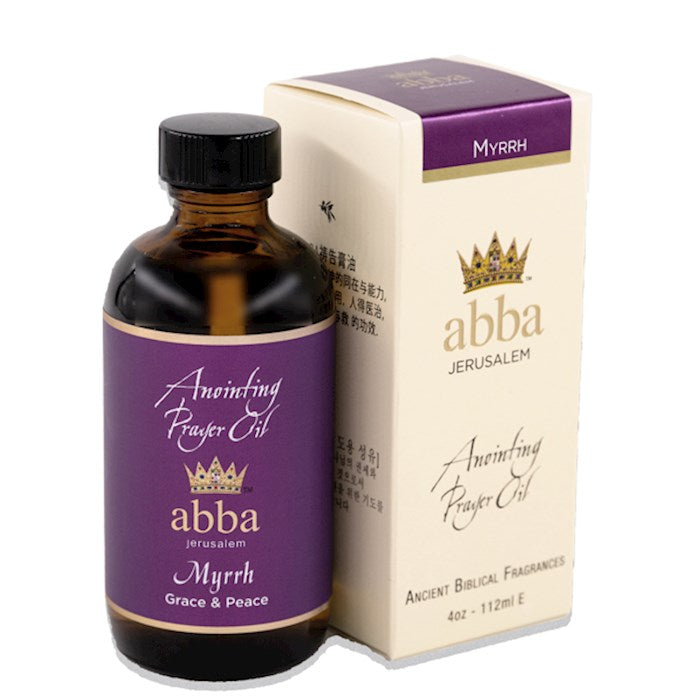 ABBA OIL: ANOINTING OIL MYRRH 4oz