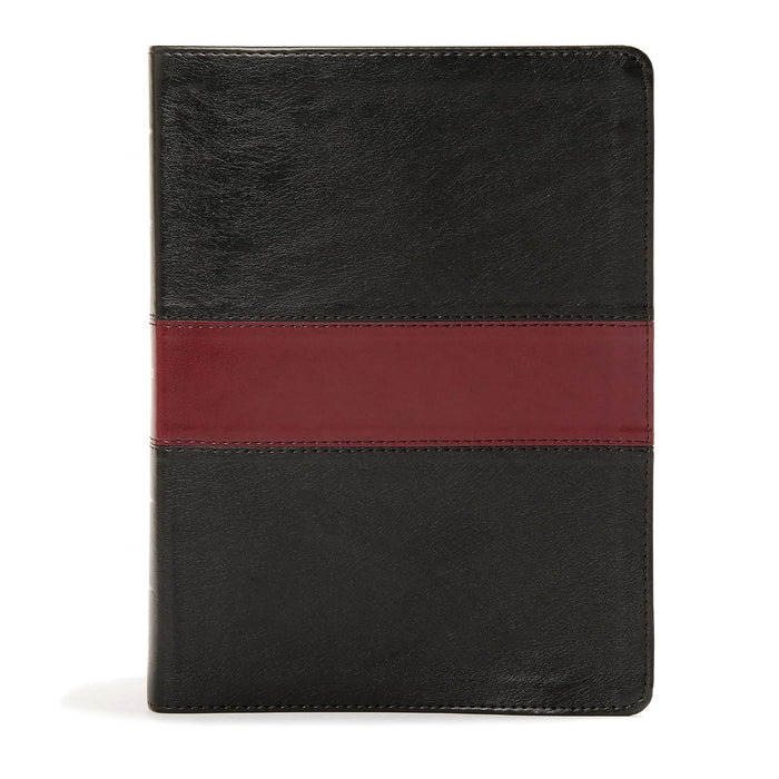KJV APOLOGETICS STUDY BIBLE BLACK/RED LEATHERTOUCH