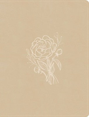 CSB Illustrator’s Notetaking Bible, Large Print Edition, Cream LeatherTouch - Morning Star Christian Bookstores