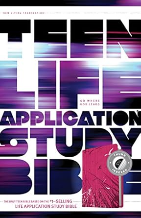 NLT Teen Life Application Study Bible Pink IDX