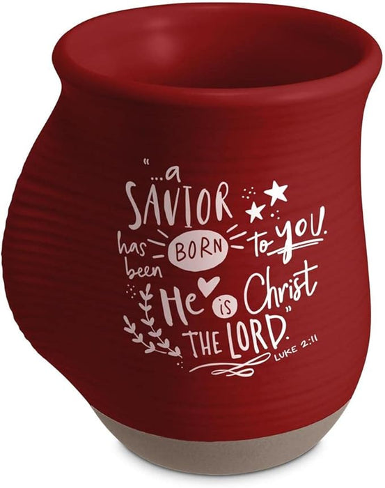 Handwarmer Mug Savior Born Red 18 Oz