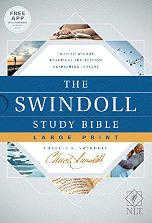 NLT Swindoll Study Bible Large Print - Morning Star Christian Bookstores