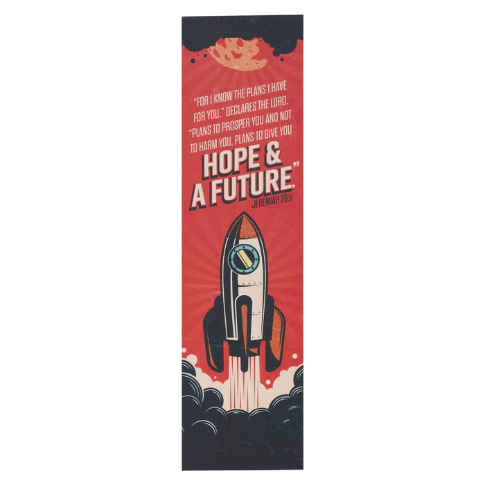 BOOKMARK PACK RED SPACE SHUTTLE I KNOW THE PLANS - Morning Star Christian Bookstores