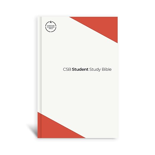 CSB STUDENT STUDY BIBLE, DEEP CORAL HARDCOVER