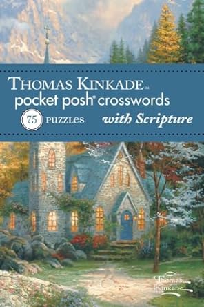 POCKET POSH CROSSWORDS WITH SCRIPTURE - THOMAS KINKADE