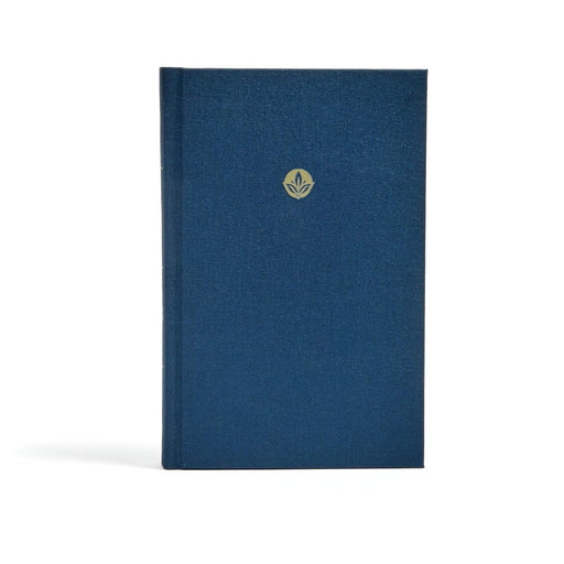 CSB ULTRATHIN REF BIBLE, NAVY CLOTH OVER BOARD - Morning Star Christian Bookstores
