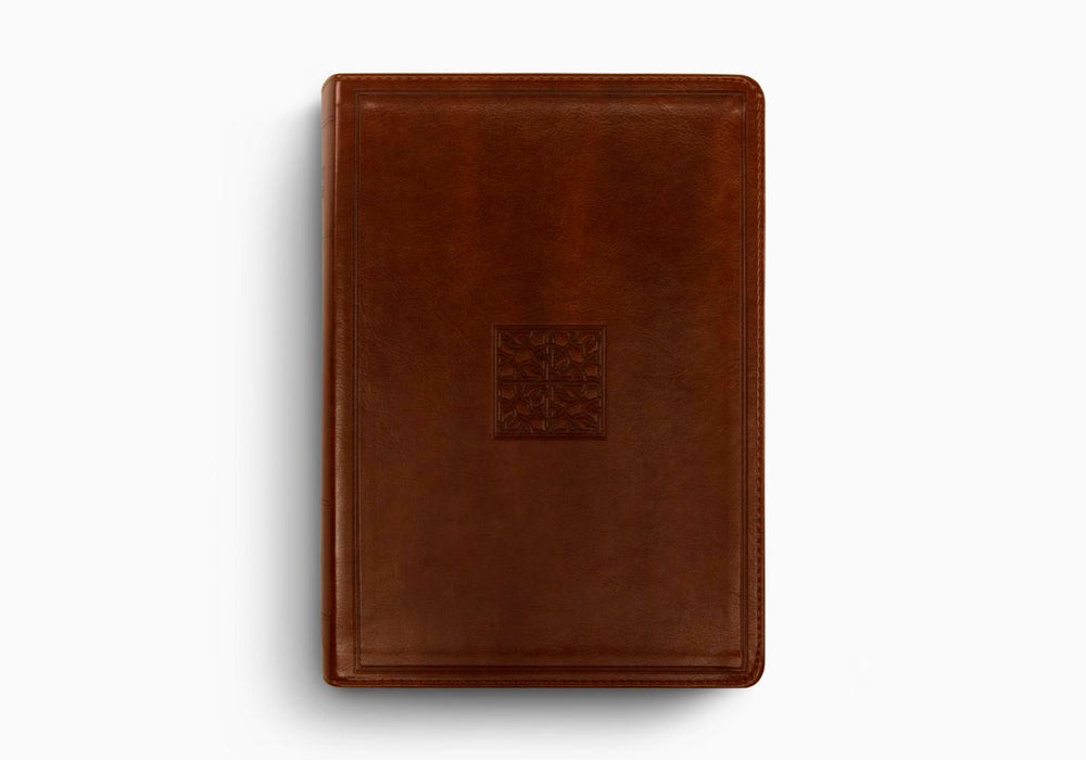ESV Study Bible TruTone Walnut Celtic Imprint