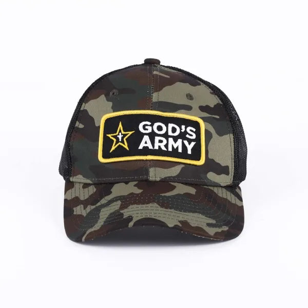 Hat - Camo - God's Army