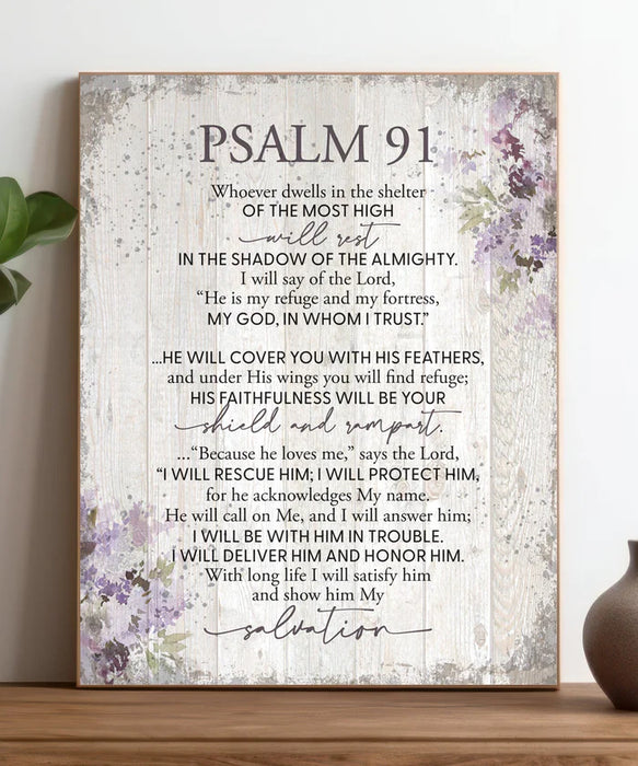 Psalm 91 11x15 Statement Board