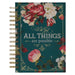 All Things are Possible Teal Wirebound Journal Matthew 19:26 - Morning Star Christian Bookstores