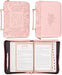 Strength and Dignity Rose Pink Faux Leather Bible Cover - Proverbs 31:25 (BBL781) - Morning Star Christian Bookstores