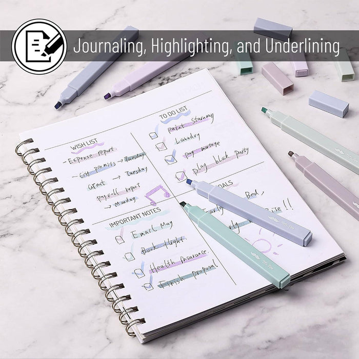 Mr. Pen Aesthetic Highlighters, 8 pcs Muted Colors