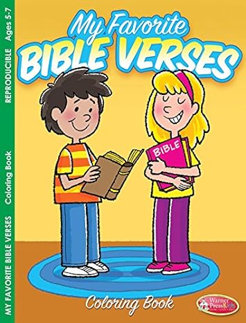 Coloring Activity Book - (5-7) My Favorite Bible Verses