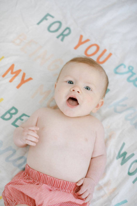 Psalm 139 Muslin Baby Blanket