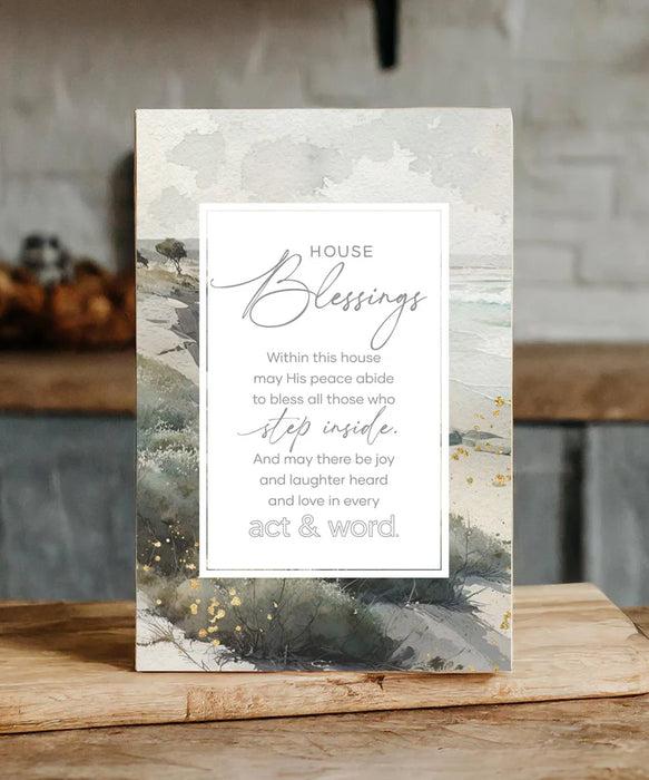 House Blessings 6x9 MDF Plaque