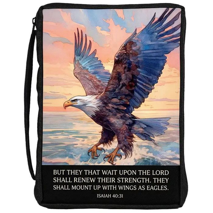 Bible Case Eagle But They That Wait - Large