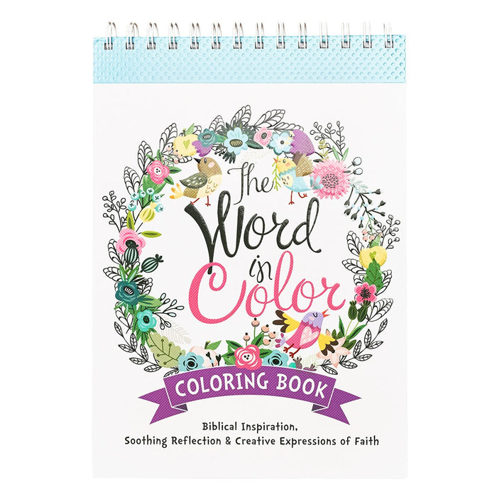The Word in Color Wirebound Coloring Book - Morning Star Christian Bookstores