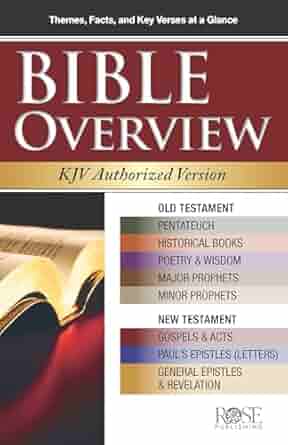 PAMPHLET: Bible Overview KJV - Morning Star Christian Bookstores