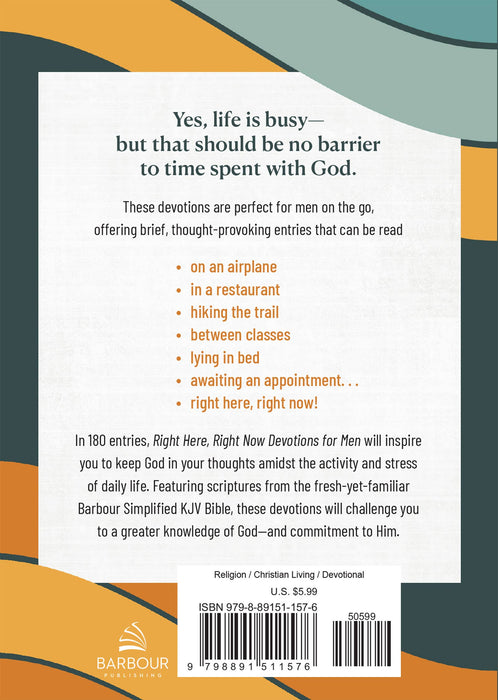 Right Here, Right Now Devotions for Men