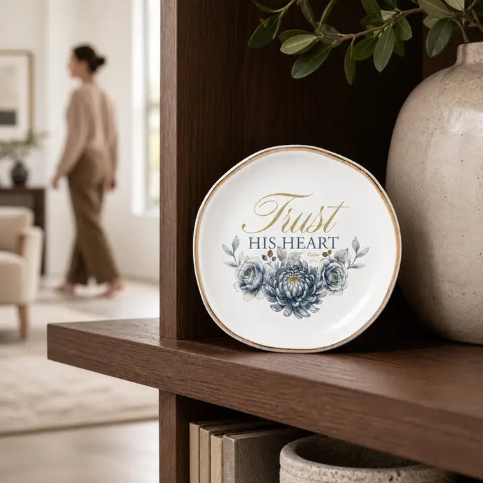 Trinket Tray Trust His Heart 4.5D