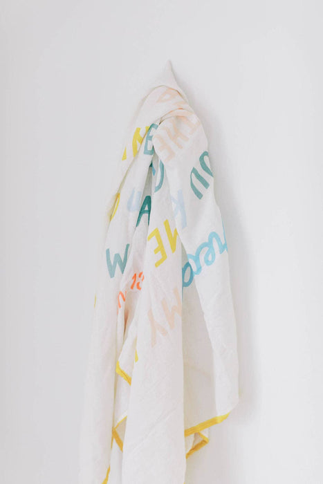 Psalm 139 Muslin Baby Blanket