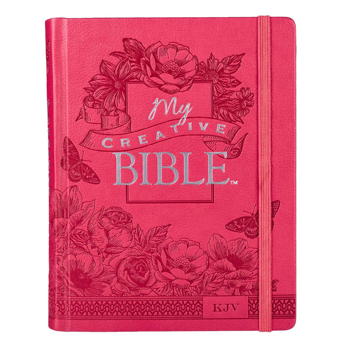 KJV Hardcover Faux Leather My Creative Bible Pink