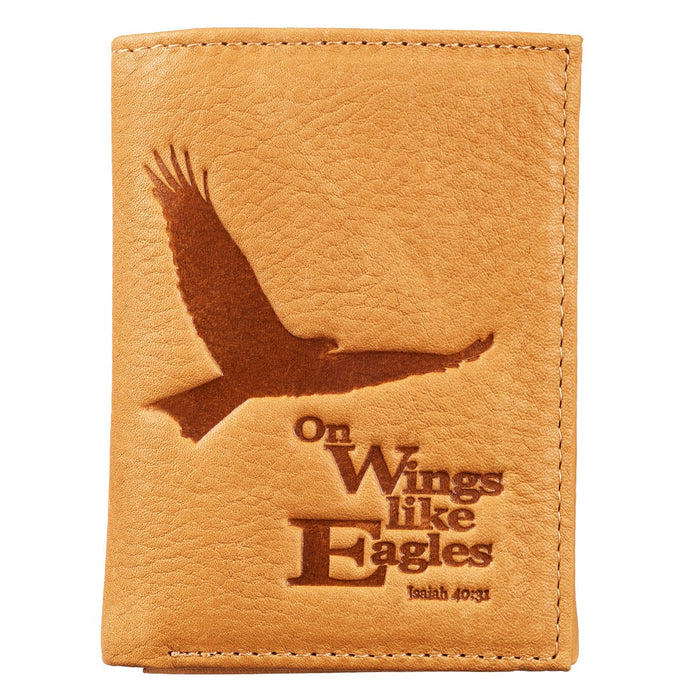 Brown Genuine Leather Wallet Isa 40:31