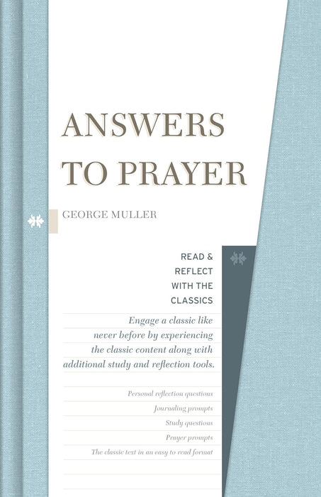 ANSWERS TO PRAYER (READ & REFLECT WITH CLASSICS) - GEORGE MULLER