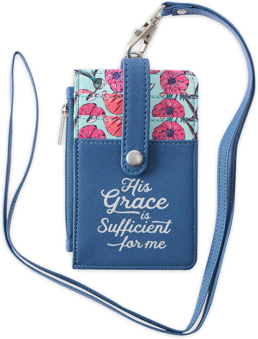 ID Card Holder His Grace is Sufficient 2 Cor. 12:9 - Morning Star Christian Bookstores