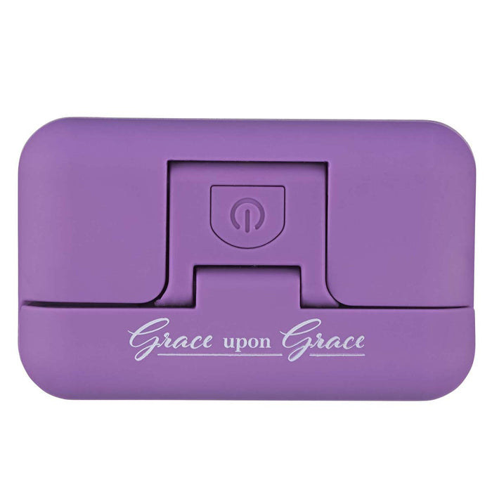 Purple Adjustable Clip-On Book Light Grace Upon Grace