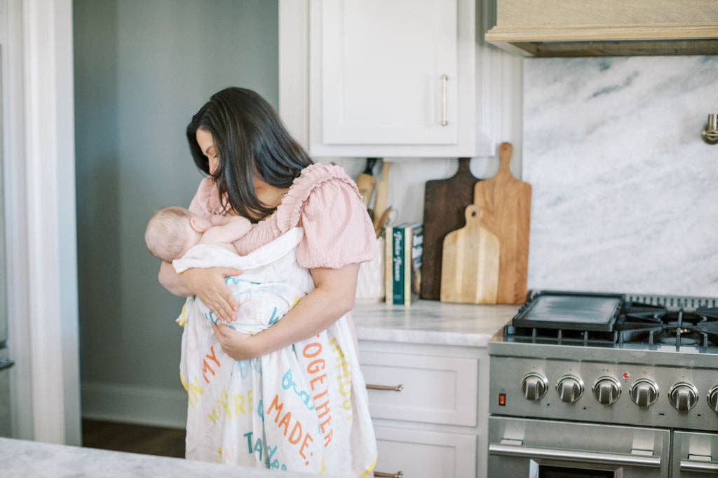 Psalm 139 Muslin Baby Blanket