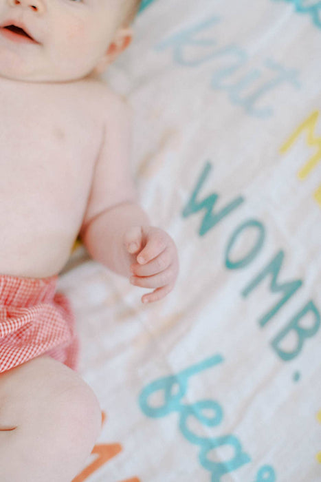 Psalm 139 Muslin Baby Blanket