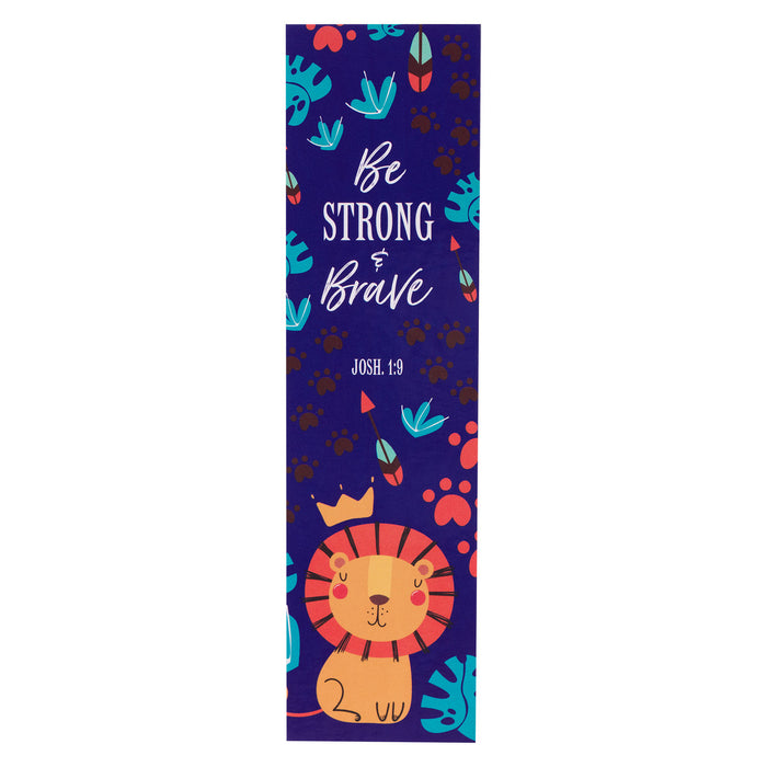 Be Strong and Brave Lion Sunday School/Teacher Bookmark Set - Morning Star Christian Bookstores