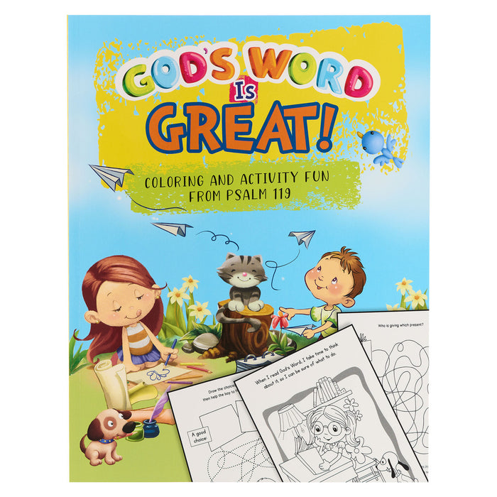 God's Word is Great Coloring and Activity Book Psalm 119