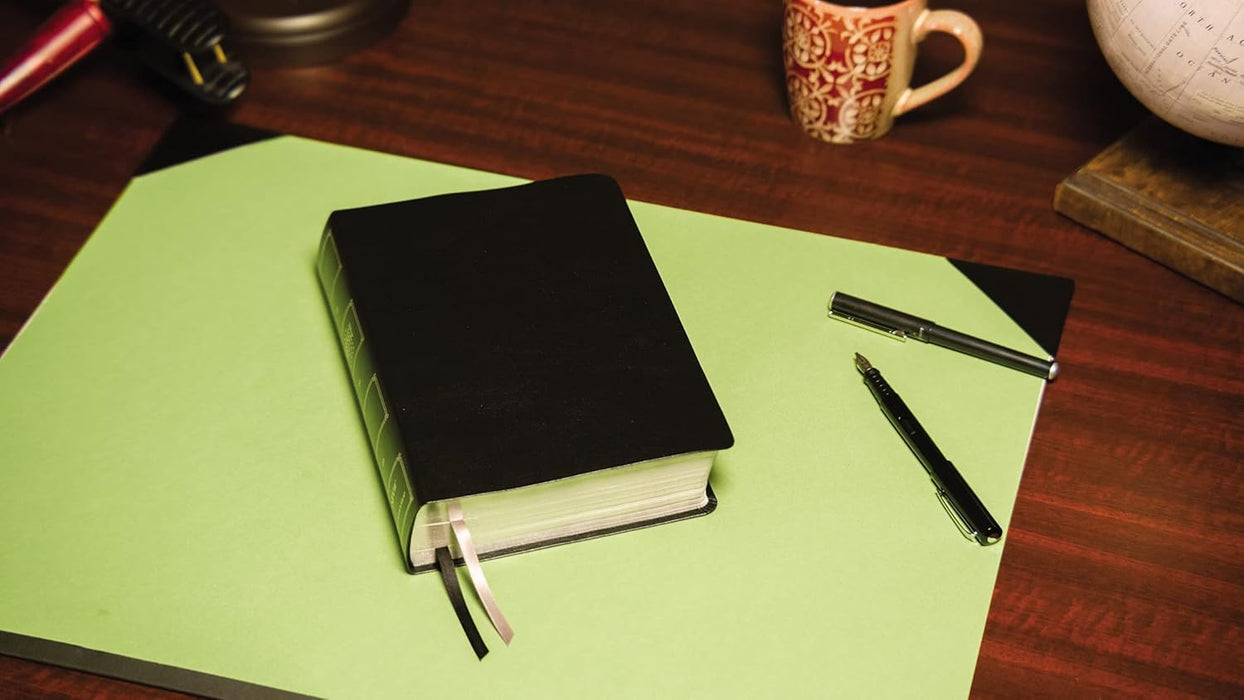 NIV Grace and Truth Study Bible, Comfort Print--European bonded leather, black - Morning Star Christian Bookstores