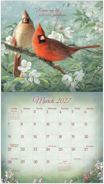 Songbirds of Faith 2027 Wall Calendar