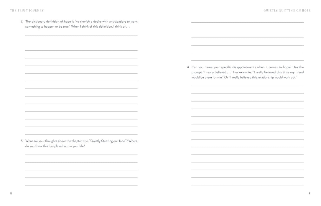 Trust Journey Guided Journal - Morning Star Christian Bookstores