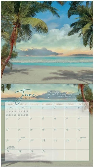 Seaside Serenity 2027 Wall Calendar